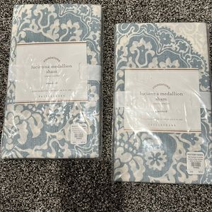Pottery barn never opened standard pillow sham, set of two